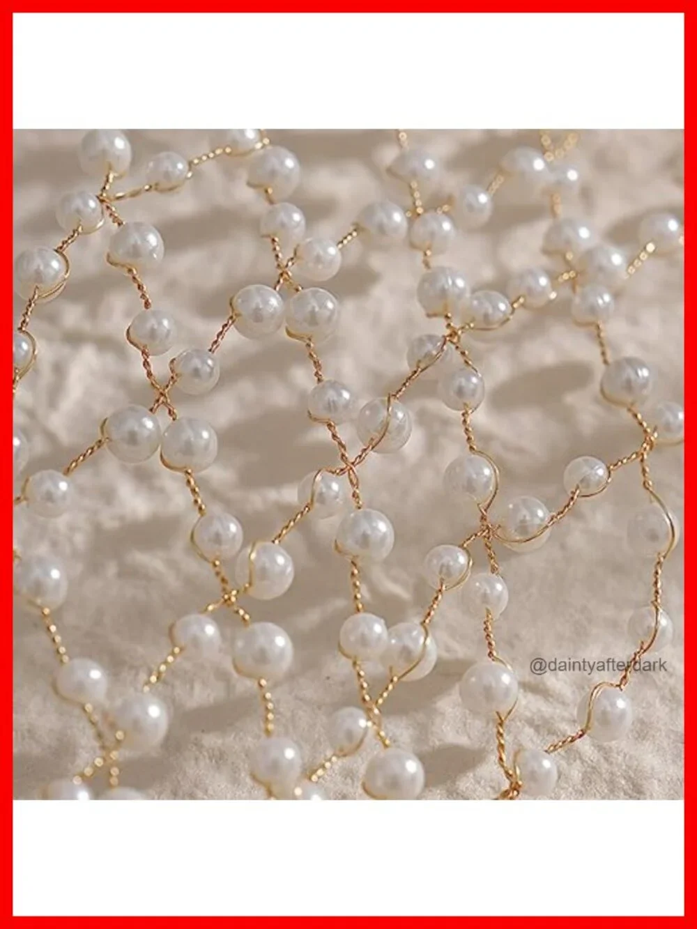 Vintage Pearl and Alloy Bridal Hair Mesh Headpiece for Wedding